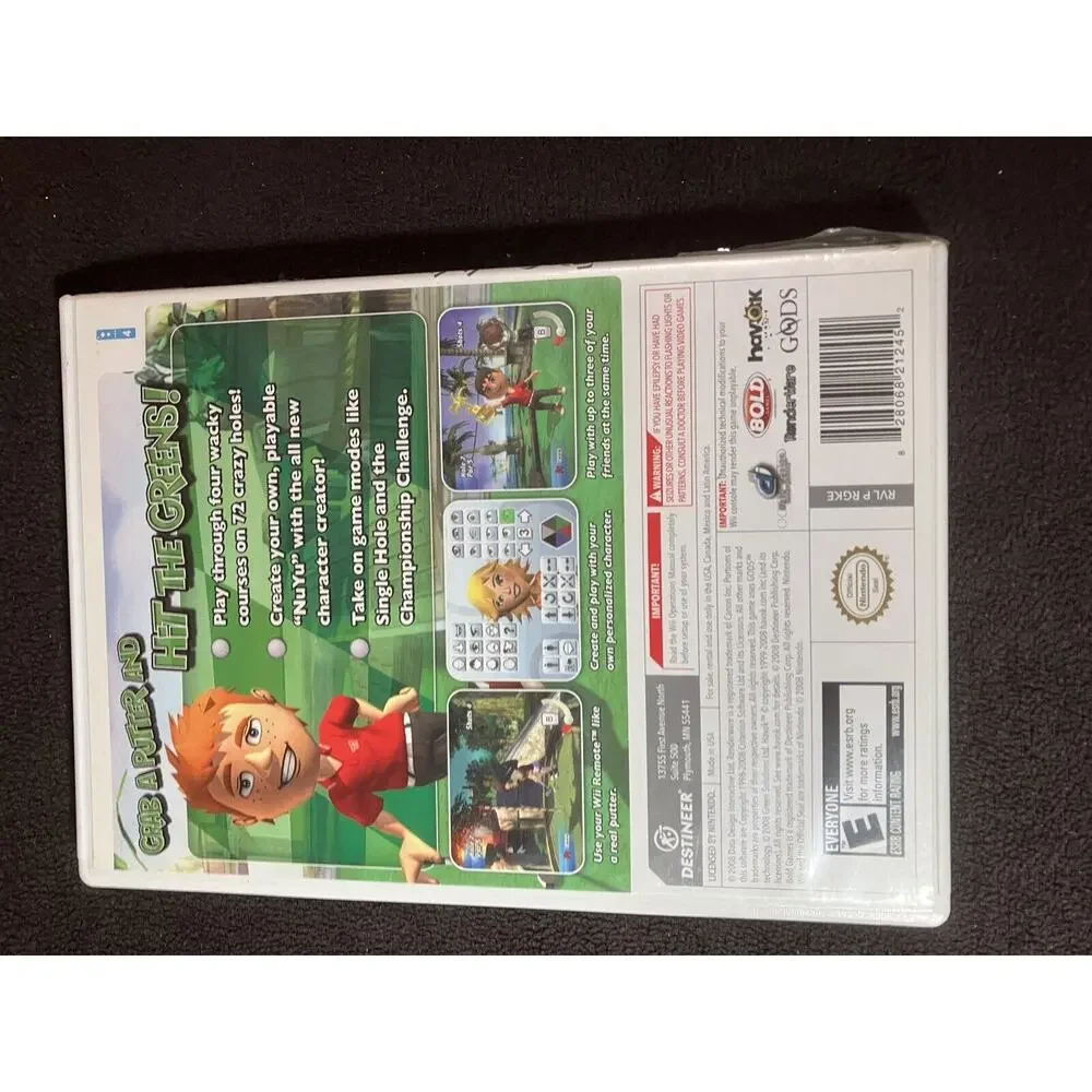 Wii Kids Sports Crazy Golf 72 Holes Complete Nintendo Wii Tested‎